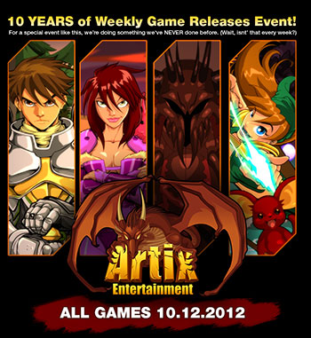 Artix Entertainment's 10th anniversary special event
